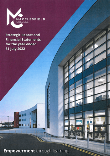 Macclesfield College Annual Financial Statement 2021