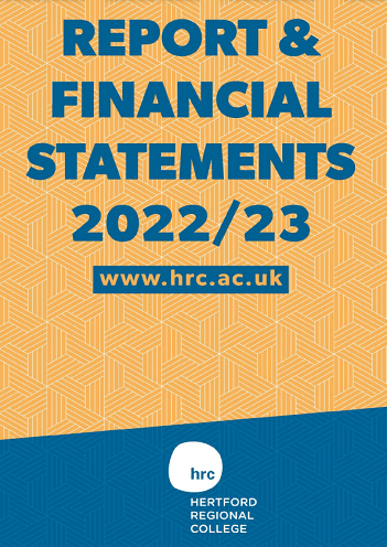 Hertford Regional College Annual Financial Statement 2023