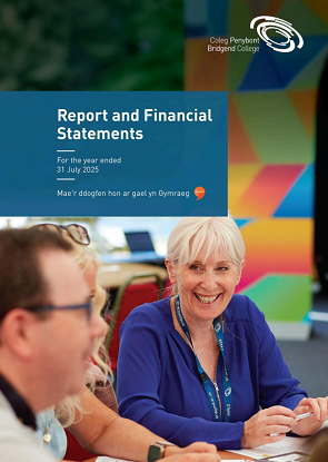 Bridgend College Annual Financial Statement 2025 cover