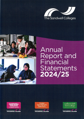 Sandwell College Annual Financial Statement 2025 cover