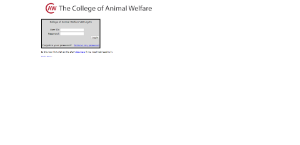 College of Animal Welfare